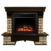 Каминокомплект Real Flame Country Rock 26 (античный дуб)+Moonblaze Lux S BL