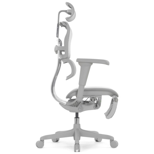 Ортопедическое кресло Falto Ergohuman 2 Ultra Footrest Серое