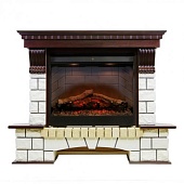 Pierre Luxe угловой белый (темный дуб)+Symphony 26