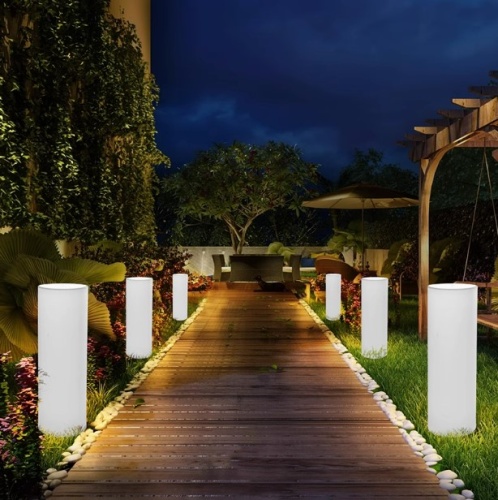 Светильник Цилиндр 40х115 питание от 220, RGB