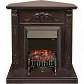 Каминокомплект Real Flame Anita corner (античный дуб)+Fobos Lux BL S