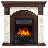 Каминокомплект Electrolux Torre Classic сланец белый (темный дуб)+EFP/P-1020LS