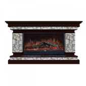 Каминокомплект Glenrich Лорд Карелия 86 (венге)+Premier S86