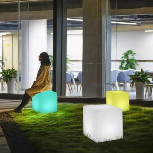 Светильник Куб 43 питание от сети 220В, RGB