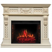 Каминокомплект Real Flame Corsica Lux (белый дуб)+Sparta 25,5 (Корсика)