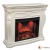 Каминокомплект InterFlame Флемингстоун (белый)+Panoramic 33 LED FX в Новоросскийске