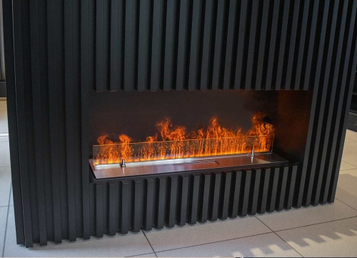 Электроочаг Schönes Feuer 3D FireLine 800 со стальной крышкой в Новоросскийске