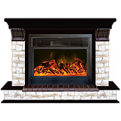 Каминокомплект Glenrich Панорама Алтай 28 (венге)+Newflame