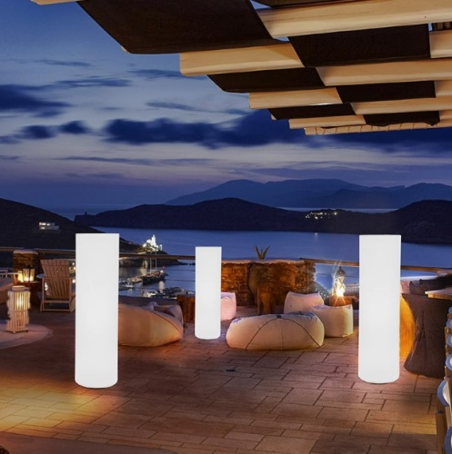 Светильник Цилиндр 30х180 питание от 220В, RGB