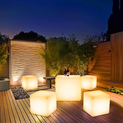 Светильник Куб 80 питание от сети 220В, RGB