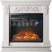 Каминокомплект InterFlame Берта ЛЮКС (бежевый)+Foton 23