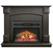 Каминокомплект Real Flame Carolina (темный орех)+Eridan 24 (Каролина)
