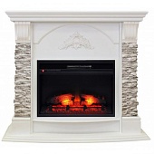 Каминокомплект Real Flame Athena GR (белый дуб)+Eridan 24 (Афина)