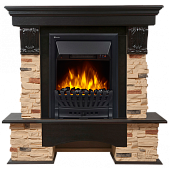 Каминокомплект Electrolux Pietra Classic сланец натуральный (темный дуб)+EFP/P-1020LS