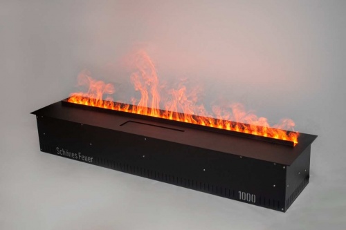 Электроочаг Schönes Feuer 3D FireLine 1000 Pro со стальной крышкой в Новоросскийске