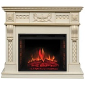 Каминокомплект Real Flame Corsica Lux (белый дуб)+Epsilon 26 S IR (Корсика)