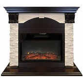 Каминокомплект Real Flame Dublin Lux (темный орех)+Kendal 24 (Дублин)