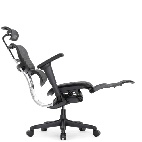 Ортопедическое кресло Falto Ergohuman 2 Ultra Footrest Черное