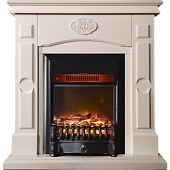 Каминокомплект InterFlame Мери (бежевый)+Fobos Black