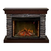 Каминокомплект Меркурий Oldrock-P33 (темный дуб)+Firespace 33