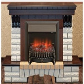 Каминокомплект Real Flame Country (античный дуб)+Fobos Lux BL S