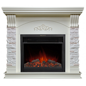 Каминокомплект Alex Bauman Madeira (крем)+Jupiter FX Black