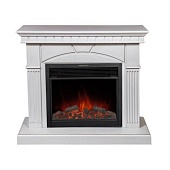 Каминокомплект Меркурий Tyree-J (слоновая кость)+Jupiter Black